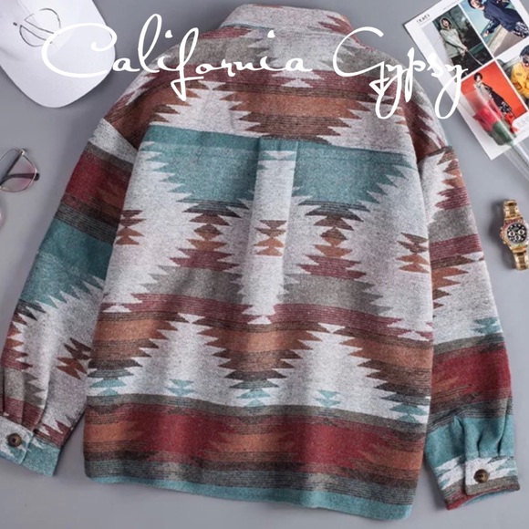 Aztec Western Boho Jacket - Picture 7 of 9